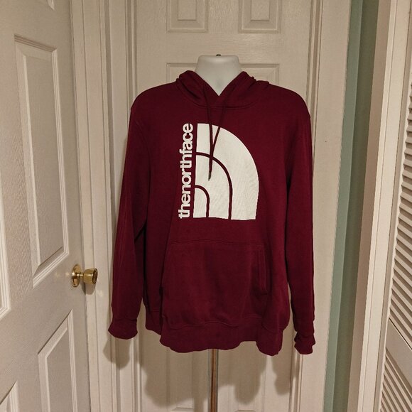 The North Face Men's Half Dome Pullover Hoodie Maroon Men's Size XL Sweater - Picture 2 of 16